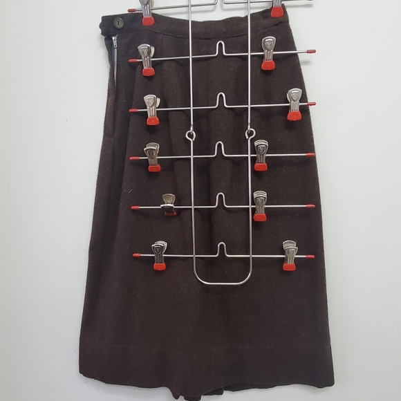 Lot of 6 Vintage retro tweed wool tailored skirts - Picture 7 of 12